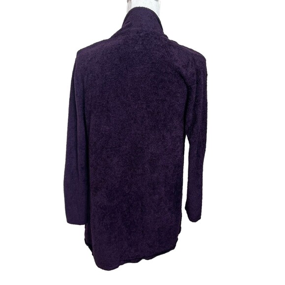 Barefoot Dreams Calypso 436 Cascade Cardigan Size S/M Women's Purple Bamboo - Picture 7 of 11